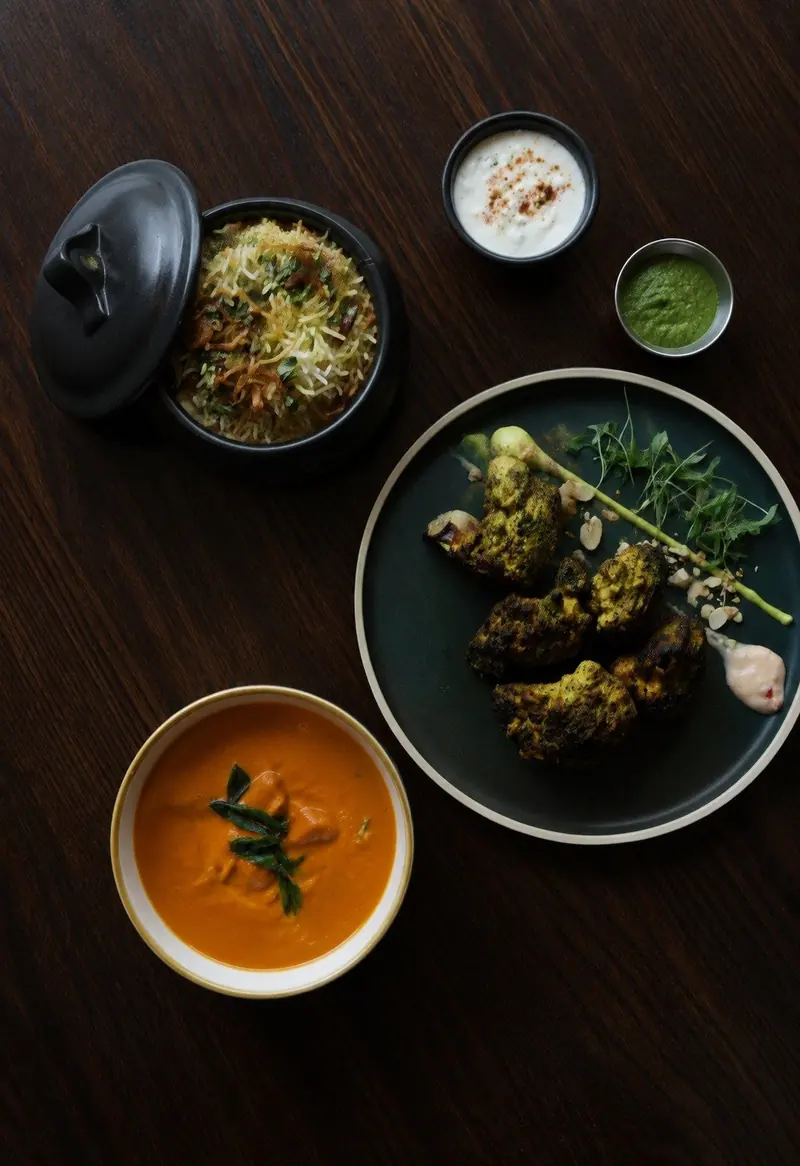 Dishes from the Pure Indian Cooking kitchen